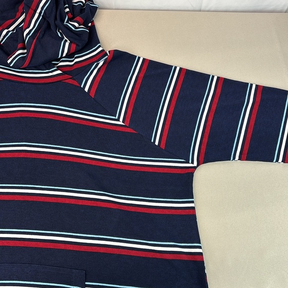 LuLaRoe Amber Striped Hoodie w/Kangaroo Pocket sz 2XL - Picture 16 of 16